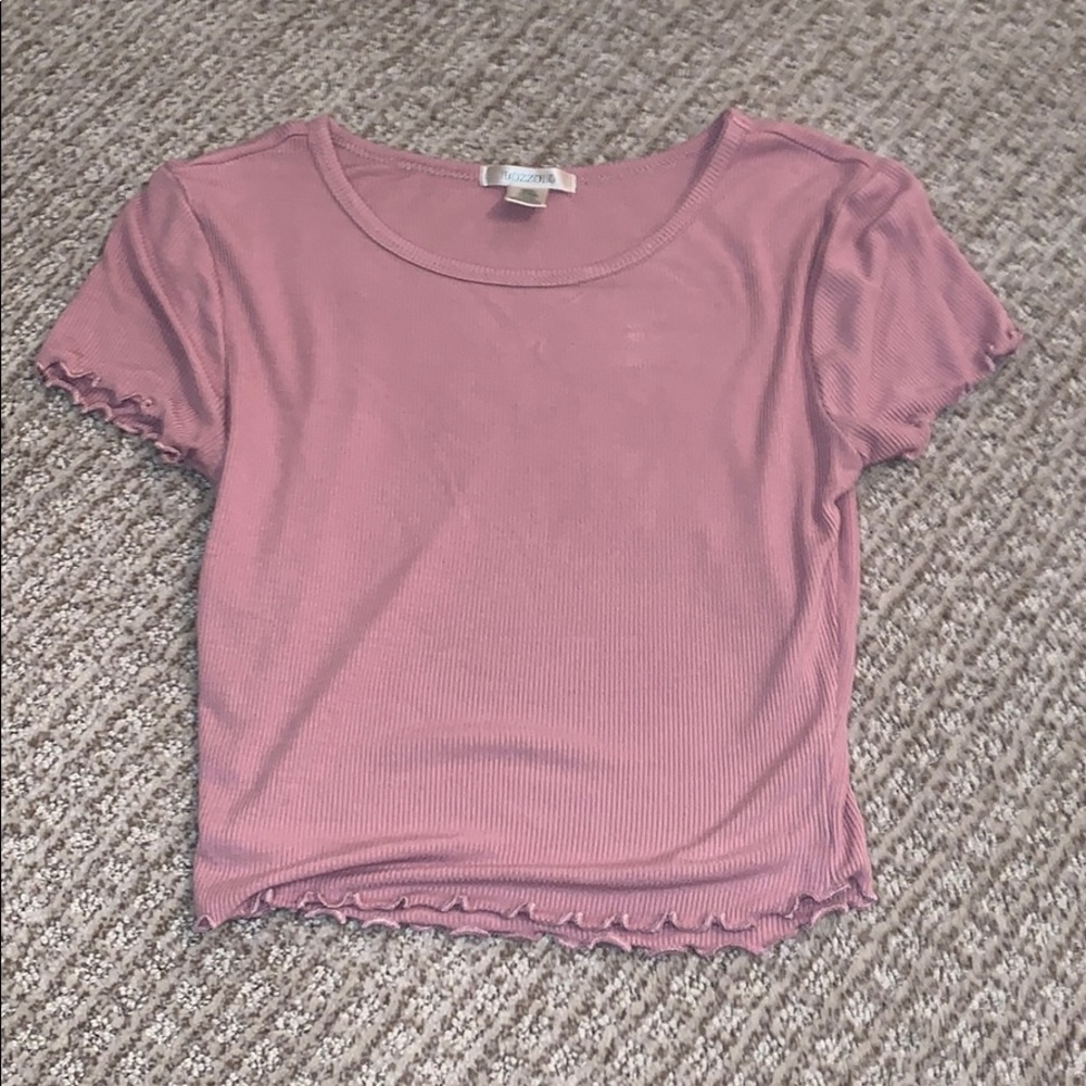 Ribbed crop top